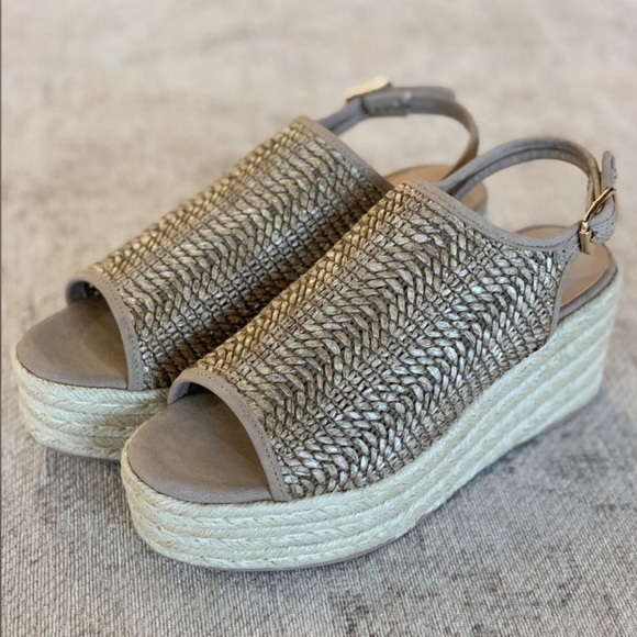 Steve Madden bronze espadrille wedge sandal - Picture 3 of 8